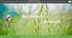 Desktop Screenshot of heuherberge-trave.de