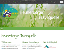 Tablet Screenshot of heuherberge-trave.de